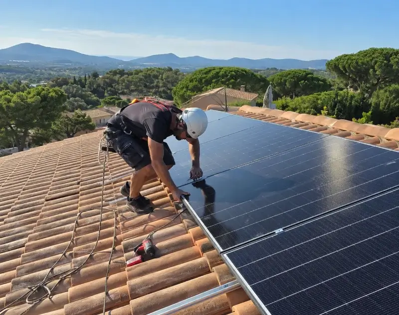 Installateur panneaux solaires Vacqueyras — pose photovoltaïque sur toiture